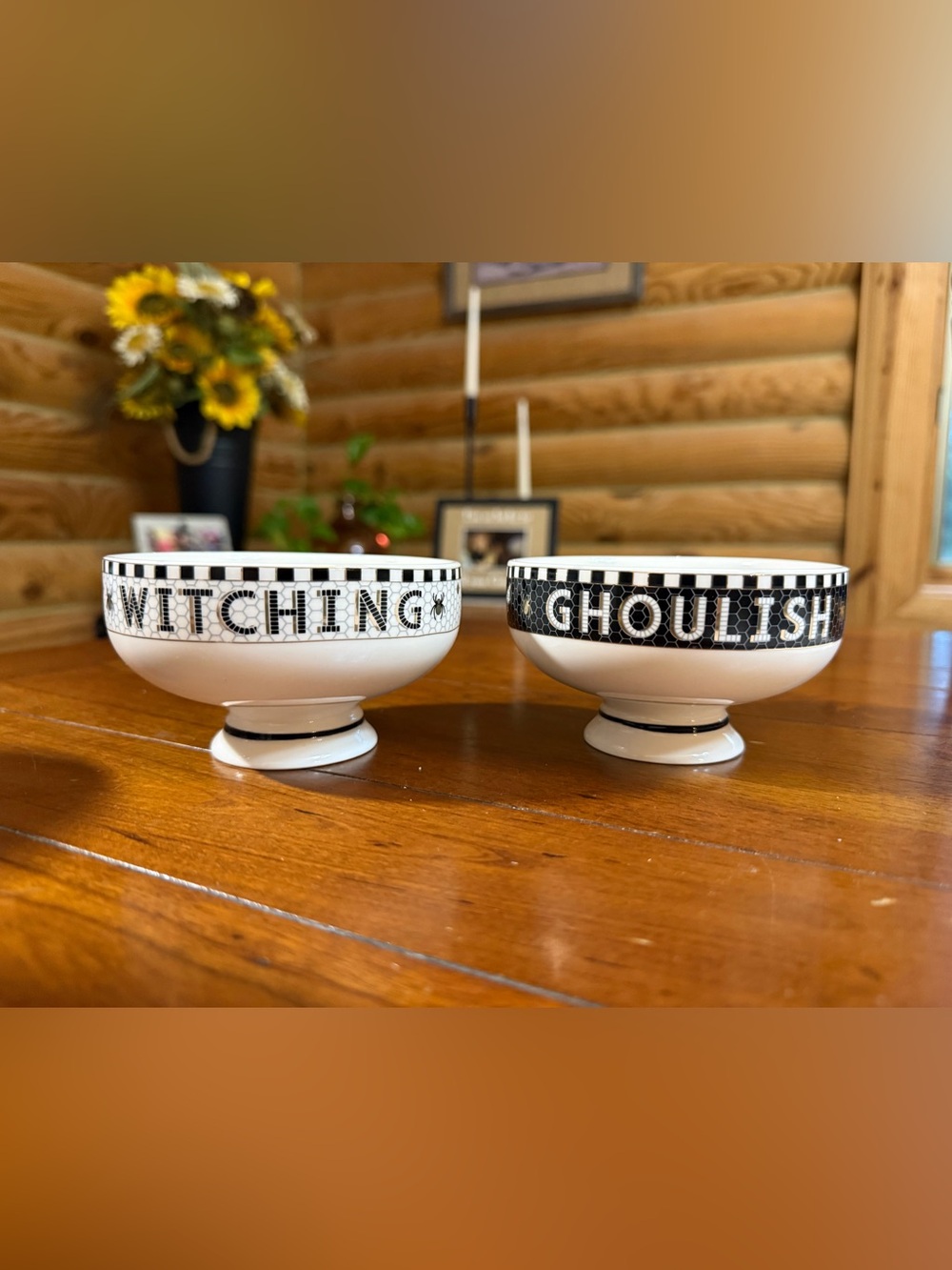 HALLOWEEN Anthropologie Witching Ghoulish Nut/Candy Bowls Set